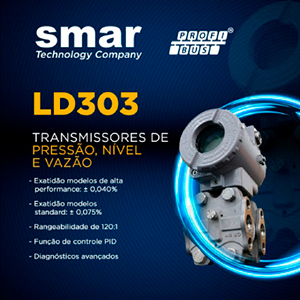 LD303 - Transmissor de Pressão, Nível e Vazão PROFIBUS PA