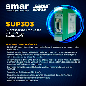 Supressor de Transiente e Anti-Surge PROFIBUS-DP | SUP303